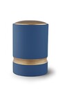 Keramik Urne Blau-Gold